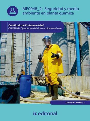 cover image of Seguridad y medio ambiente en planta química. QUIE0108